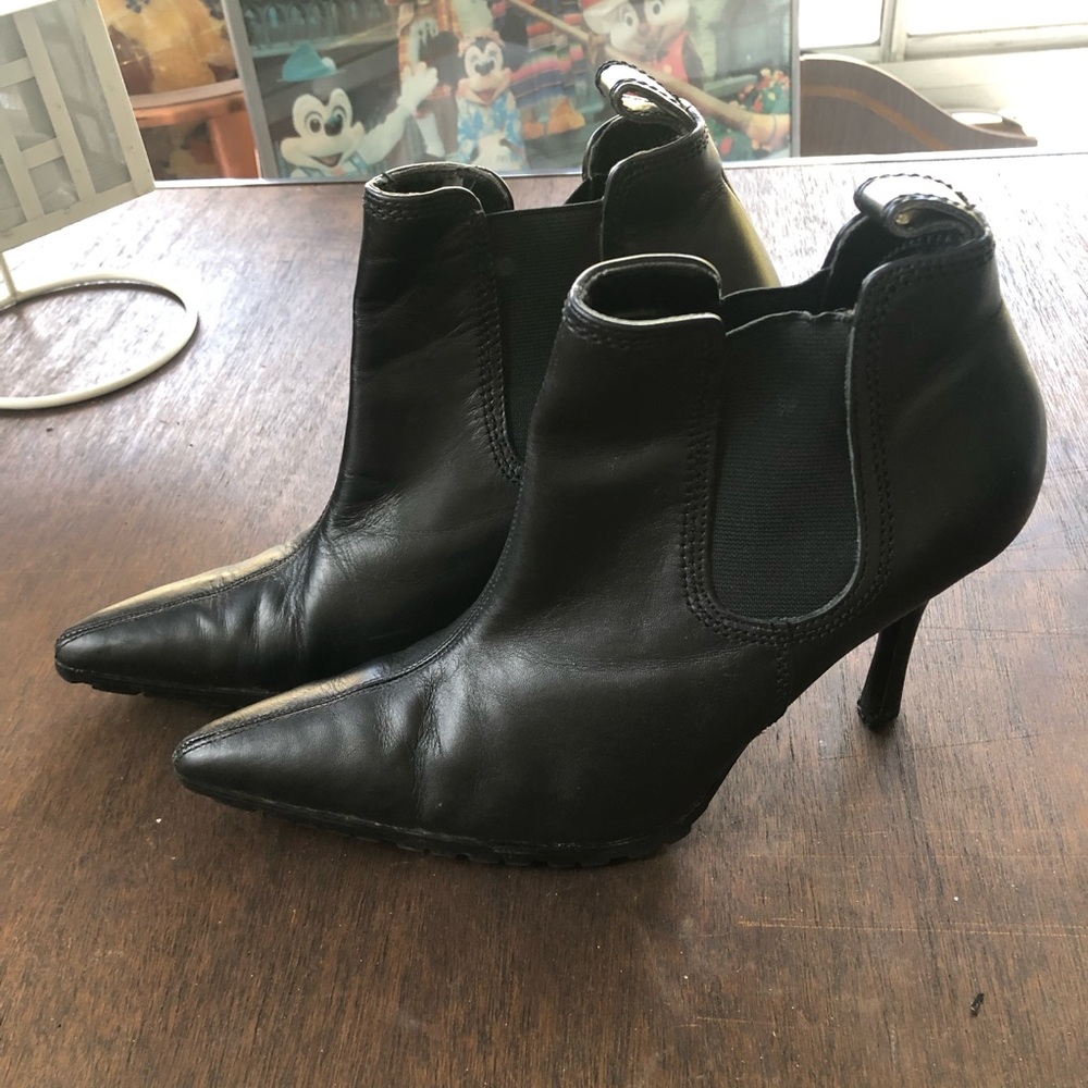 Colin Stuart Leather Booties
